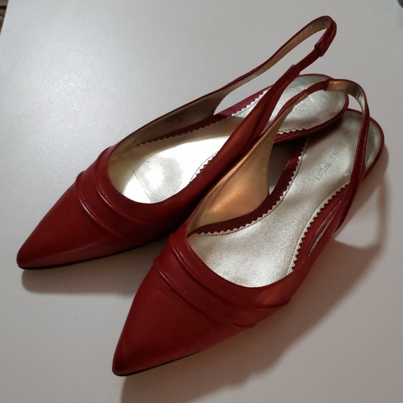nine west slingback flats